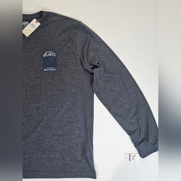 Izod Saltwater Relaxed Fit T-Shirt Mens XXL Coastal‎ High Atlantic Whiskey Tee - Picture 4 of 8